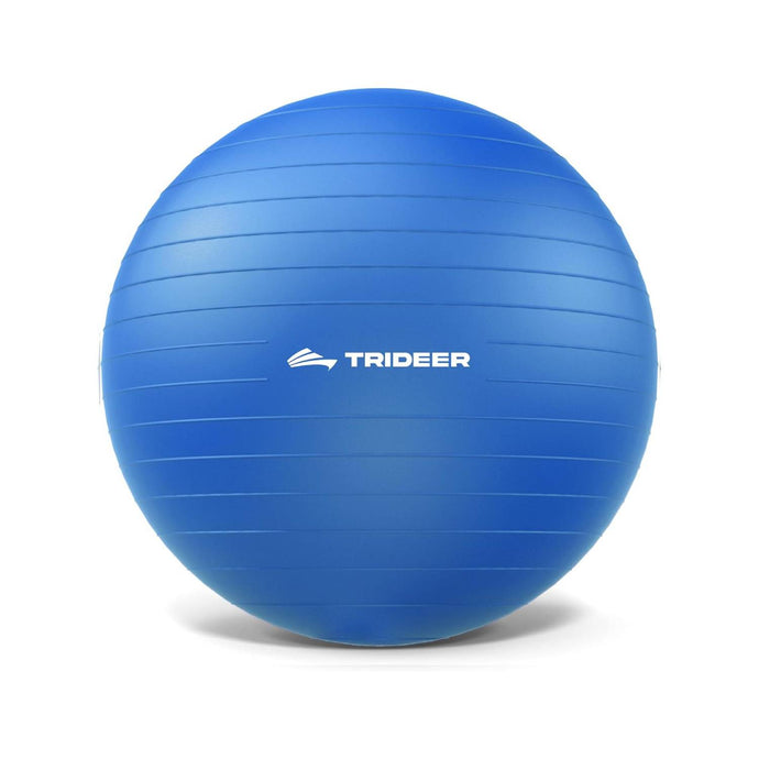 Trideer Extra Thick Anti-Slip Exercise Ball - 65cm Textured for Yoga & Fitness with Pump