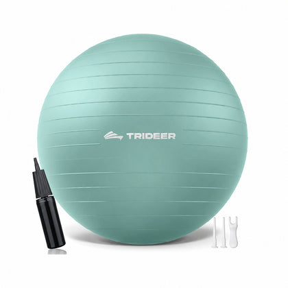 Trideer anti-burst exercise ball mint green
