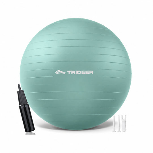 Trideer anti-burst exercise ball mint green
