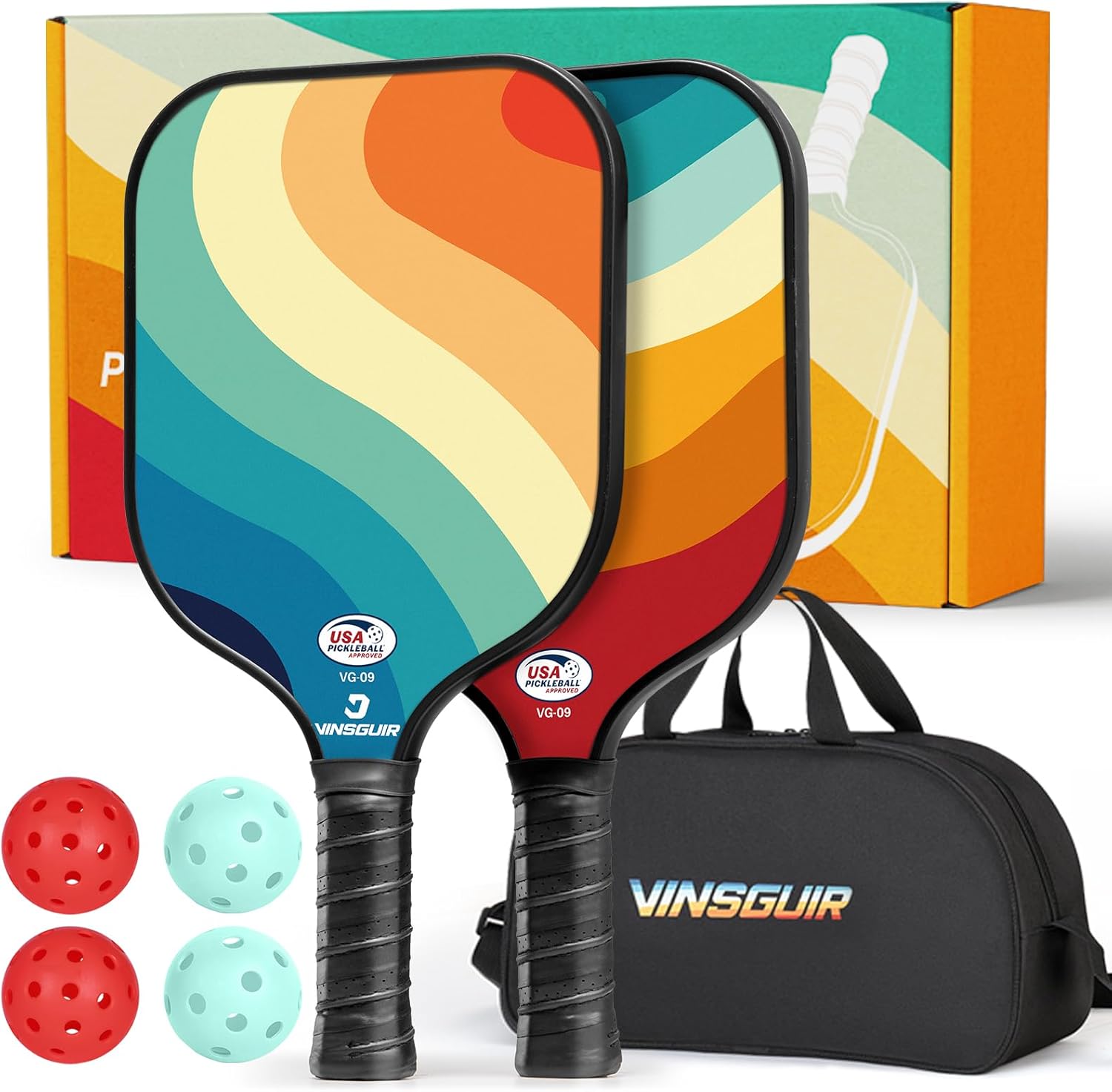 Vinsguir Giftable Paddles Set of 2/4 Rackets