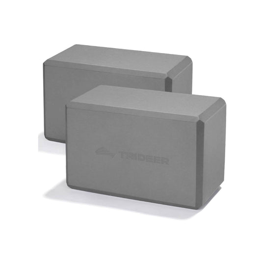 Trideer High Density Foam Yoga Blocks - 2 Pack for Yoga & Stretching Practice