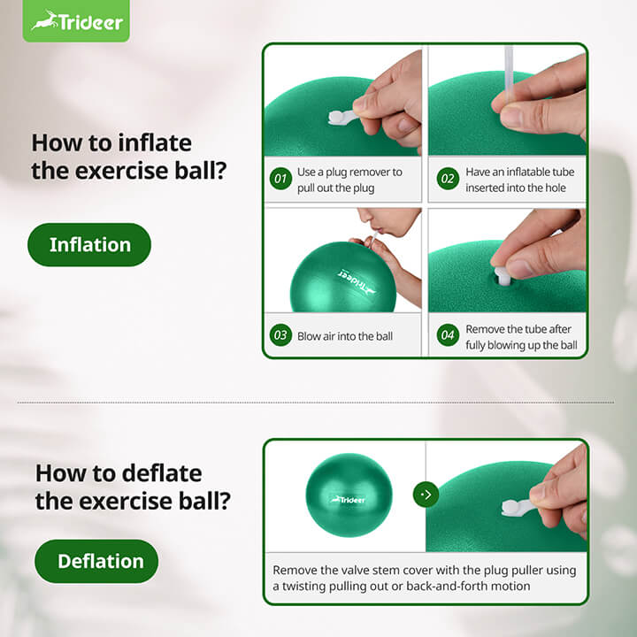 How to inflate the Pilates Ball