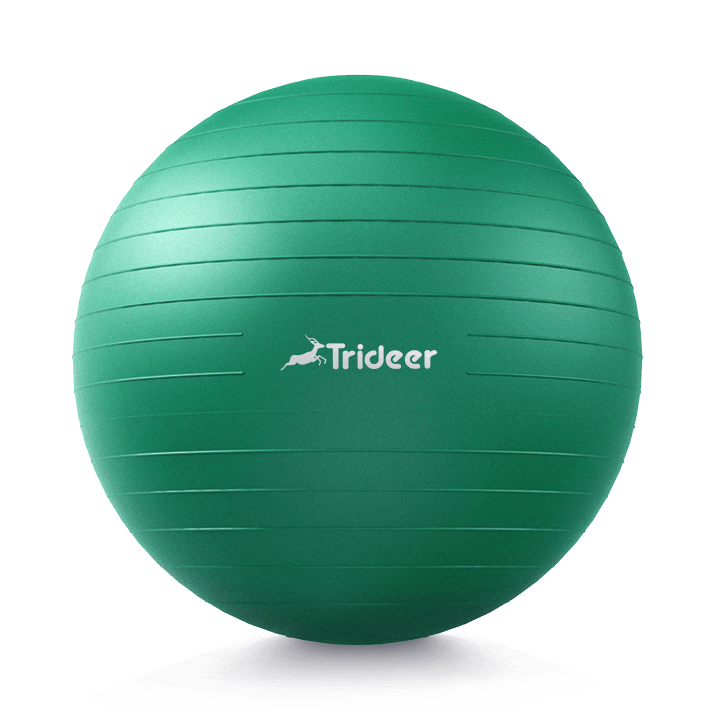 Trideer physical therapy ball recommended by therapists for rehabilitation and pain relief