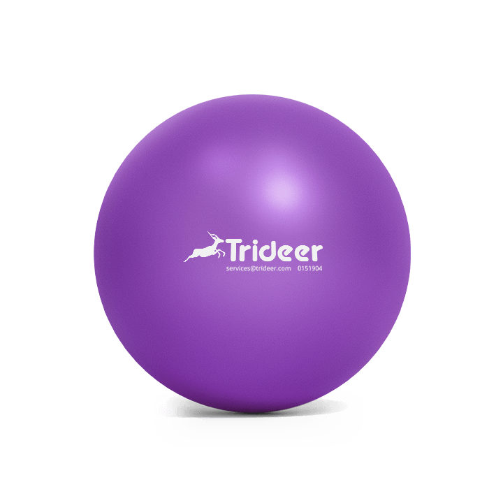 Affordable starter pilates ball with soft PVC material