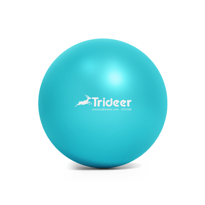 Affordable 9 inch mini pilates ball in ocean blue for beginners