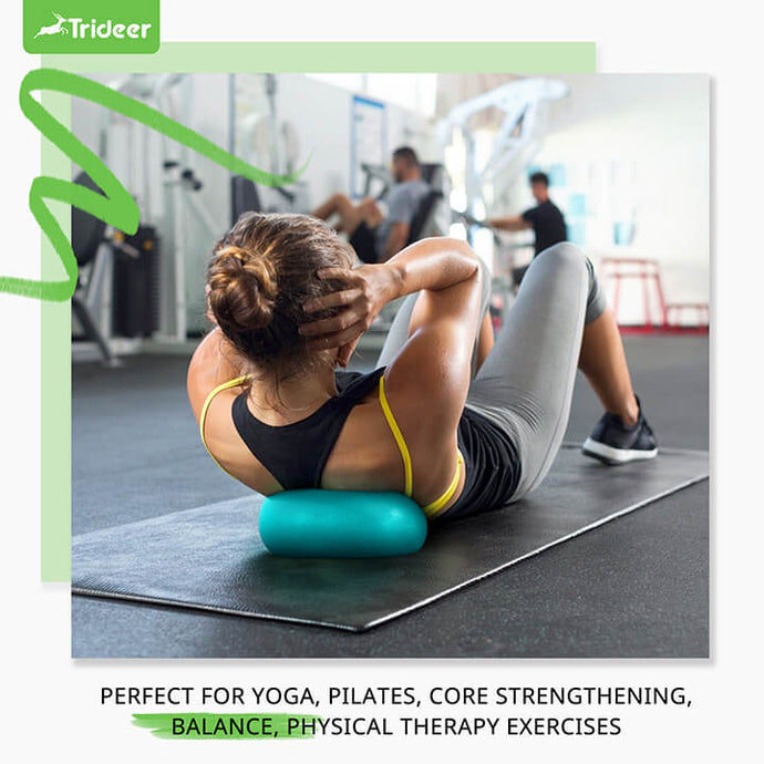 Soft exercise ball for inner thigh and core strengthening exercises