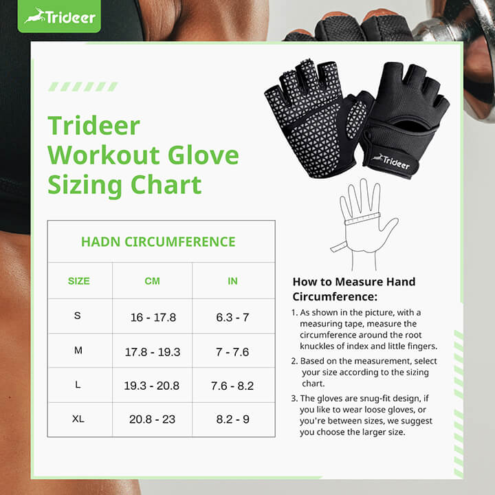 Trideer Workout Gloves